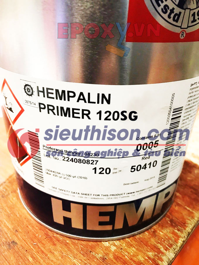 Sơn lót chống rỉ Alkyd Hempalin Fast Dry 120SG Hempel