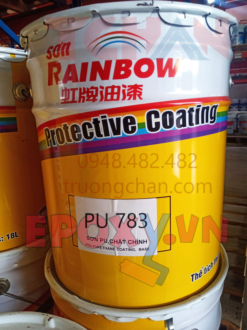 Sơn 782 Rainbow sơn chống thấm tự phẳng gốc urethane PU