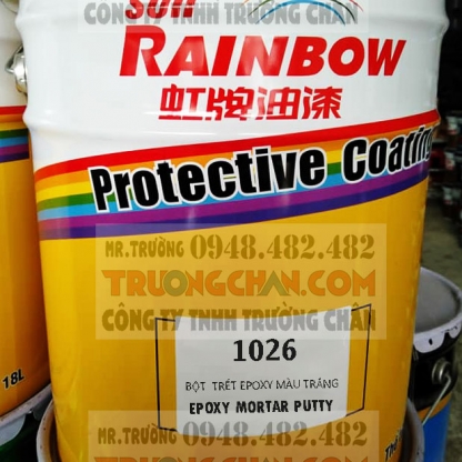 Bột trét epoxy 1026 Rainbow  - Bột epoxy trám trét sàn và tường