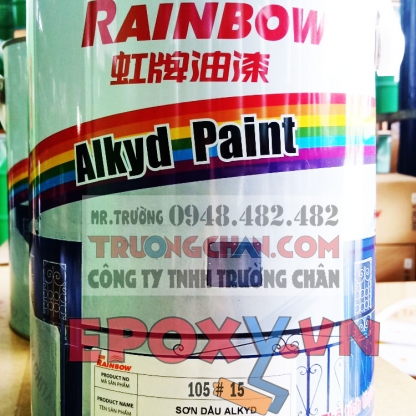 105 Sơn dầu alkyd enamel đa màu Rainbow