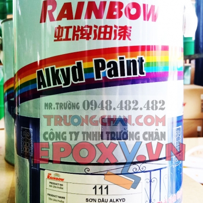 111 Sơn Alkyd Rainbow màu trắng