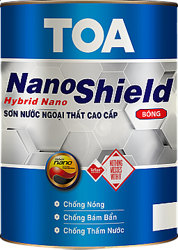 Sơn nước ngoại thất cao cấp TOA NanoShield - Bóng