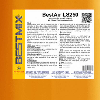 BestAir LS250 - Phụ gia cuốn khí cho bê tông
