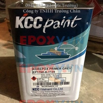 Sơn lót epoxy KCC EP1760 cho sắt mạ kẽm