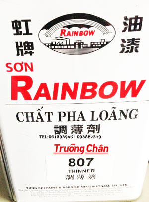 Thinner Pha Sơn Nước Gốc Dầu Rainbow 807