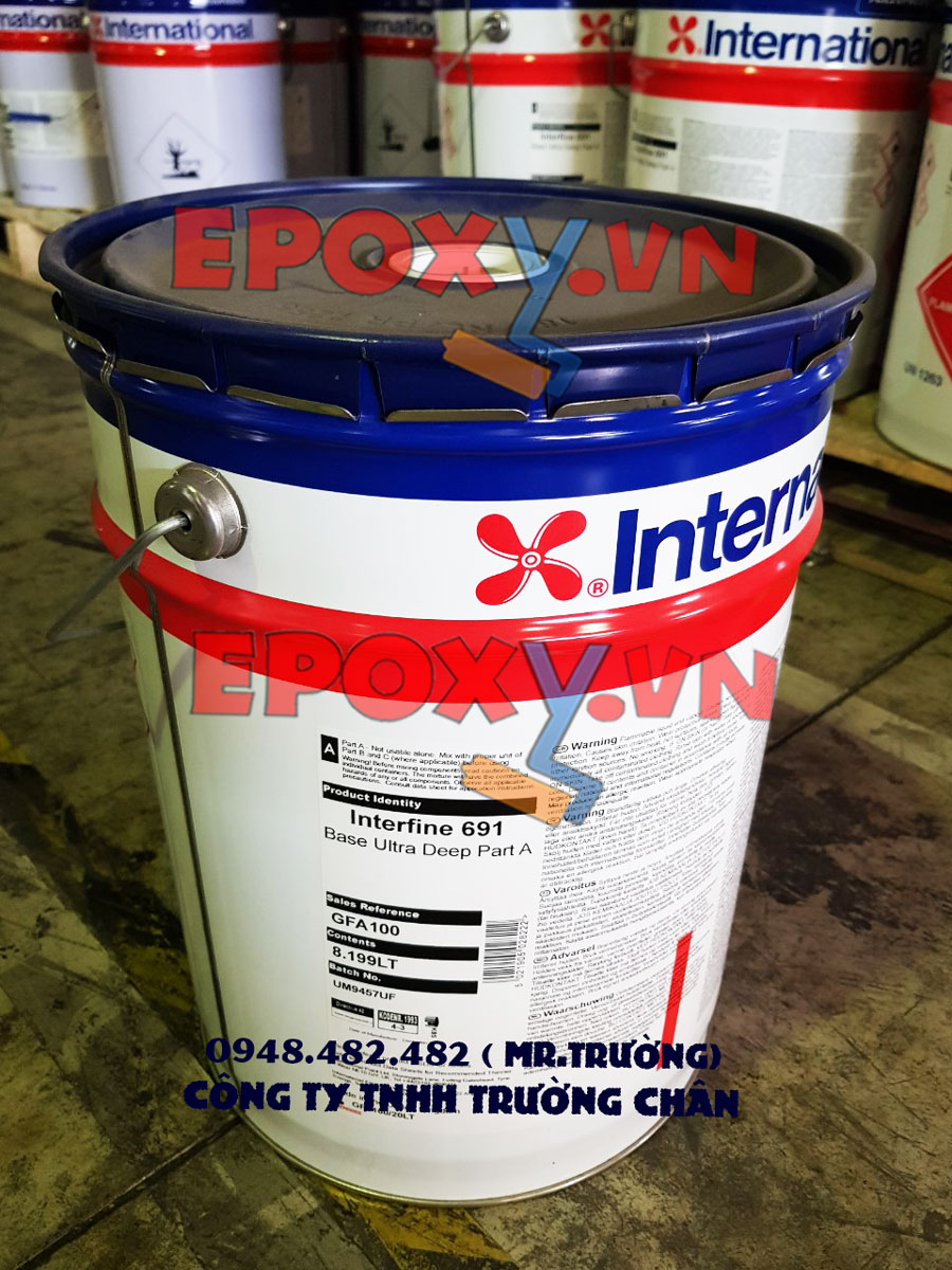 Sơn interfine 691 international epoxy acrylic isocyanate